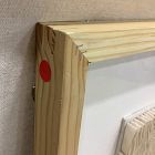 Open Box: Ribbon Wall Art, Version 1 (28"x28") - Ivory
