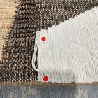 Open Box: Terra Natural Fiber Mosaic Panel Wall Art (31" x 54") - Natural