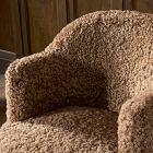 Citrino Shearling Swivel Chair