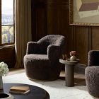 Citrino Shearling Swivel Chair
