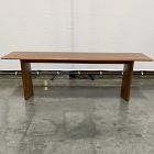 Open Box: Anton Solid Wood Dining Bench (58") - Burnt Wax