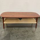 Open Box: Chadwick Mid-Century Rectangle Coffee Table (48") - Cool Walnut