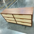 Open Box: Douglas Solid Wood Tatami 6-Drawer Dresser (60") - Cool Walnut