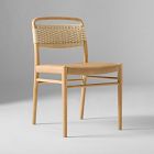 Open Box: Eindhoven Leather Dining Chair - Cumin, Ludlow, Blonde