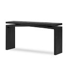 Open Box: Emmerson® Reclaimed Wood Console Table (60") - Aged Black Pine