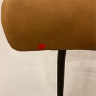 Open Box: Grier Bar Stool (30") - Ludlow Leather Sesame, Textured Antique Bronze