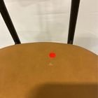 Open Box: Grier Bar Stool (30") - Ludlow Leather Sesame, Textured Antique Bronze