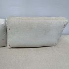 Open Box: Haven Right Arm Bumper Chaise - Performance Distressed Velvet Sand