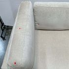 Open Box: Haven Right Arm Bumper Chaise - Performance Distressed Velvet Sand