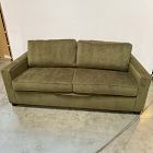 Open Box: Henry Sleeper Sofa, Queen - Performance Distressed Velvet Juniper, Chocolate