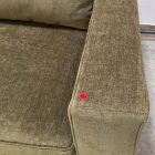 Open Box: Henry Sleeper Sofa, Queen - Performance Distressed Velvet Juniper, Chocolate