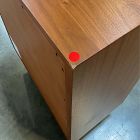 Open Box: Herman Basket Woven Veneer Cabinet (28") - Cool Walnut