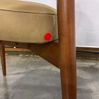 Open Box: Hyde Dining Chair - Ludlow Leather Cumin, Cool Walnut