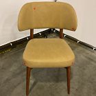 Open Box: Hyde Dining Chair - Ludlow Leather Cumin, Cool Walnut