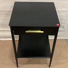 Open Box: Metalwork Nightstand (16") - Hot-Rolled Steel Finish, Antique Brass