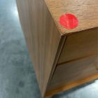 Open Box: Mid-Century Side Table, 3-Drawer Side Table (20.5") - Acorn