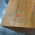 Open Box: Mid-Century Side Table, 3-Drawer Side Table (20.5") - Acorn