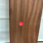 Open Box: Nook Woodworking Thin Floating Shelf with Rounded Corners (24"L, 6"D) - African Mahogany