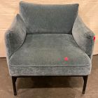 Open Box: Penn Chair - Performance Modern Chenille Slate, Black