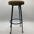 Open Box: Pierce &amp; Ward Bar Stool (30") - Deluxe Velvet Juniper, Dark Verdigris