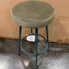 Open Box: Pierce &amp; Ward Counter Stool (26") - Deluxe Velvet Juniper, Dark Verdigris