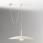 Open Box: Piero Pendant (28") - Eggshell, Antique Brass
