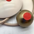 Open Box: Piero Pendant (28") - Eggshell, Antique Brass