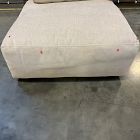 Open Box: Quinten Armless Single - Performance Distressed Velvet Sand, Cool Walnut