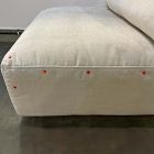 Open Box: Quinten Armless Single - Performance Distressed Velvet Sand, Cool Walnut