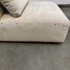 Open Box: Quinten Armless Single - Performance Distressed Velvet Sand, Cool Walnut