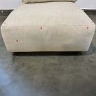 Open Box: Quinten Armless Single - Performance Distressed Velvet Sand, Cool Walnut