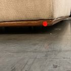 Open Box: Quinten Corner - Performance Distressed Velvet Sand, Cool Walnut