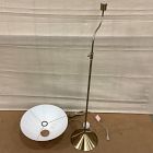 Open Box: Simone Floor Lamp (60") - Champagne/Pleated Shade