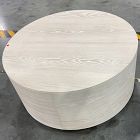 Open Box: Volume Drum Coffee Table (36") - Winterwood