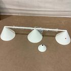 Open Box: Warren Linear 3-Light Chandelier (48") - Eggshell, Metal