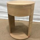 Open Box: Claremont Round Nightstand (15") - Blonde