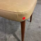 Open Box: Hyde Dining Chair - Ludlow Leather Cumin, Cool Walnut