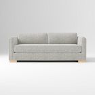 Open Box: Nassau Thin Arm Sleeper Sofa (81") - Chunky Chenille Stone White, Blonde