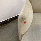 Open Box: Penn Chair - Performance Distressed Velvet Dune, Black