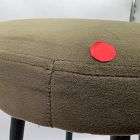 Open Box: Pierce &amp; Ward Bar Stool (30") - Deluxe Velvet Juniper, Dark Verdigris