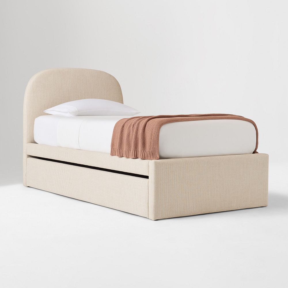 Nori Upholstered Bed with Trundle by West Elm