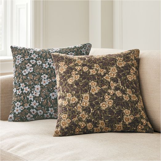 Blake Floral Pillow Cover by West Elm