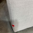 Open Box: Aviana Right Arm Wedge Return Sofa - Performance Yarn Dyed Linen Weave Oatmeal, Cool Walnut