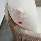 Open Box: Porto Bar Stool (30") - Crosshatch Weave Alabaster, Reef