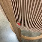 Open Box: Porto Bar Stool (30") - Crosshatch Weave Alabaster, Reef