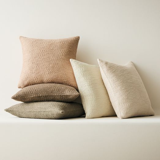 Slubby Boucle Pillow Cover by West Elm