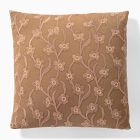 Winding Floral Vines Pillow Cover