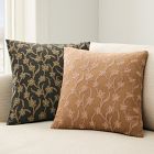 Winding Floral Vines Pillow Cover