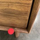 Open Box: Anton Solid Wood Grand Open Nightstand (28") - Burnt Wax