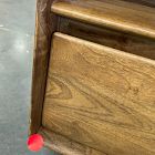 Open Box: Anton Solid Wood Grand Open Nightstand (28") - Burnt Wax
